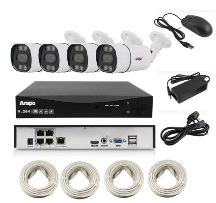 ASP-8029POE-400/500KIT/4K-4CH-A