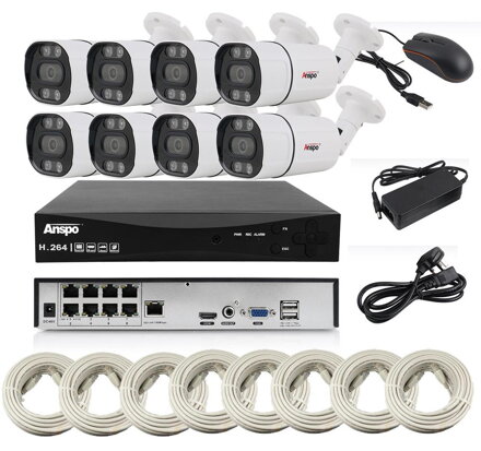 ASP-8029POE-400/500KIT/4K-8CH-A