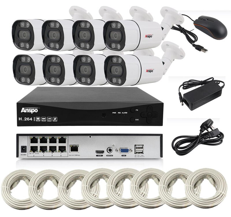 ASP-8029POE-400/500KIT/4K-8CH-A